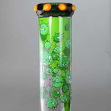 Ice Bong Black Leaf Invaders by Sly Cylinder