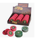 GRINDER IN BIOPLASTICA DI CANAPA Black Leaf  100% biodegradabile