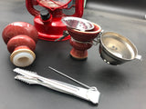 Narghilè OIL LAMP rosso 33cm