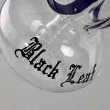 Bong SCULPY Black Leaf bordi rossi