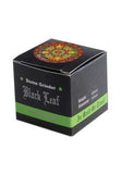 Grinder MANDALA 4 parti Black Leaf ambra