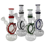 Bong SCULPY Black Leaf bordi rossi