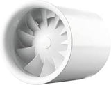 ASPIRATORE ESTRATTORE Quetline 150 silenzioso 335 M³H VENTS con cavo 2mt presa schuko 2 poli DA CABLARE