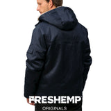 Freshemp GIACCA INVERNALE da UOMO in canapa e cotone IMPERMEABILE CALDISSIMA