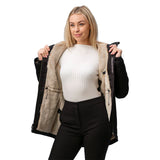 Freshemp GIACCA INVERNALE da DONNA in canapa e cotone IMPERMEABILE CALDISSIMA