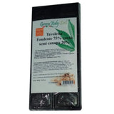 Tavoletta di cioccolato fondente 75% con 20% di semi decorticati canapa