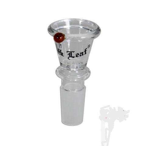 BLACK LEAF Glass Bowl Conical