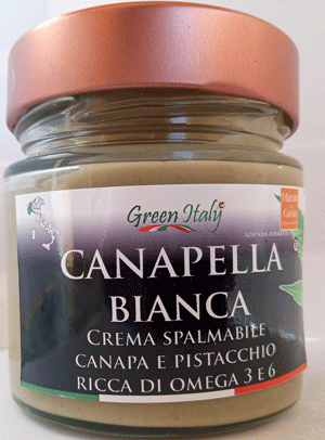 Crema spalmabile CANAPELLA BIANCA canapa pistacchio 130g