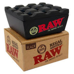 RAW Posacenere REGAL nero con logo ashtray portacenere