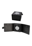Grinder BlackLeaf DEEP ENGRAVING 4 parti + spatolina e box - special edition -